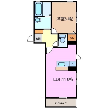 シャーメゾン陽だまりの丘　Aの物件間取画像